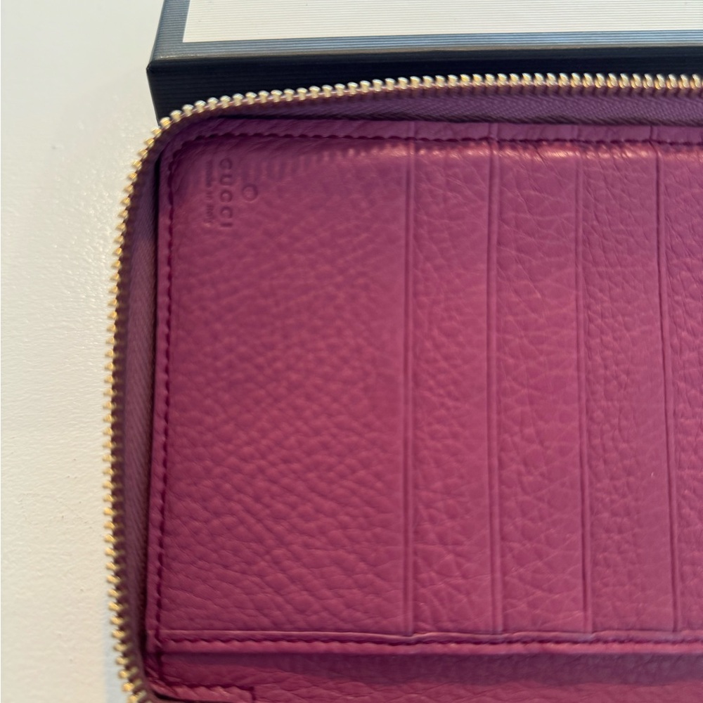 Gucci Interlocking Gg Logo Leather Continental Wa… - image 7